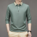 Camisa Polo Comprida Minimalista & Gola Sofisticada