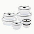 Kit 7 Peças Panela para Micro-ondas MicroChef™ Hermética e Multifuncional