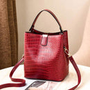 Bolsa De Couro Feminina - Crocodilo Style