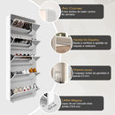 Closet Secreto Élysée™ Espelho Inteligente com Sapateira Oculta MDF