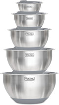 InoxNest™ – Conjunto Premium com 5 Tigelas de Aço Inox + 5 Tampas