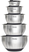 InoxNest™ – Conjunto Premium com 5 Tigelas de Aço Inox + 5 Tampas