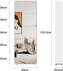 Closet Secreto Élysée™ Espelho Inteligente com Sapateira Oculta MDF