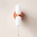 Arandela de Parede Dupla Minimalista Crema