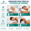 Travesseiro CerviFlex™ O suporte que faltava para deixar suas noites muito mais confortáveis.