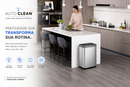 Lixeira Auto Clean™ 50L — Inteligente, Automática e Sem Contato design moderno para deixar sua cozinha mais prática e organizada.