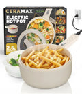 Panela Elétrica Multifuncional 2.5L Antiaderente ChefPot Pro para Cozinhar, Fritar e Cozinhar no Vapor