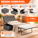PuffCama Flex™  Mais conforto e espaço para sua casa