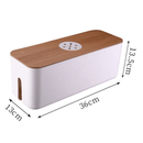 Caixa Organizadora Filtro de Linha Wooden
