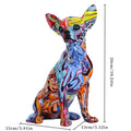 Estatueta Ornamental de Cachorro Chihuahua - Inovallar